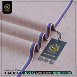 LK-213 Summer Lawn Khadi Khaddar