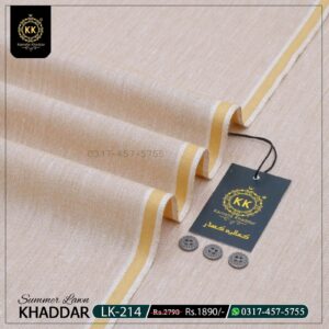 LK-214 Summer Lawn Khadi Khaddar