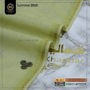 PK-812 Premium Lasani Textured Designer Summer Khaddar