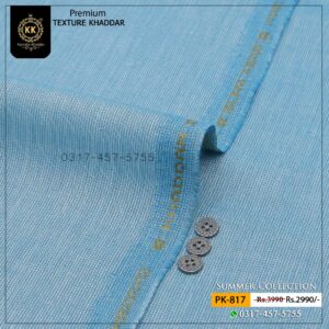 PK-817 Premium Organza Textured Summer Khaddar