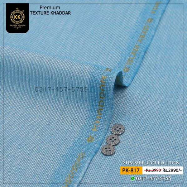 PK-817 Premium Organza Textured Summer Khaddar