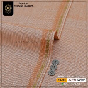 PK-809 Premium Organza Textured Summer Khaddar