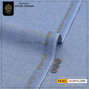 PK-815 Premium Organza Textured Summer Khaddar