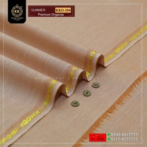 KKO-504 Premium Organza Summer Khaddar