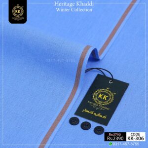 KK-306 Heritage Khaddi Winter Collection 2025-26