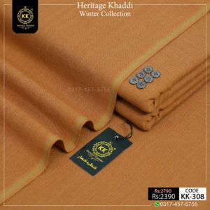 KK-308 Heritage Khaddi Winter Collection 2025-26