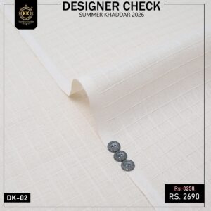 Kamalia Khaddar is known for commitment to high-quality, sustainable, and eco-friendly fabrics, so.here comes another collection. We have officially launched our Check Designer Summer Collection 2026, bringing a fresh wave of vibrant, organic options to the fashion world. This is best option for Men Shalwar Kameez Designer for Eid, or Shalwar Kameez Designs For Men For Wedding in Pakistan.