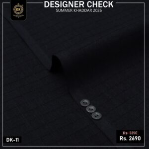 Kamalia Khaddar is known for commitment to high-quality, sustainable, and eco-friendly fabrics, so.here comes another collection. We have officially launched our Check Designer Summer Collection 2026, bringing a fresh wave of vibrant, organic options to the fashion world. This is best option for Men Shalwar Kameez Designer for Eid, or Shalwar Kameez Designs For Men For Wedding in Pakistan.