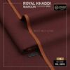 KK-33 Maroon Royal Khaddi Summer Khaddar