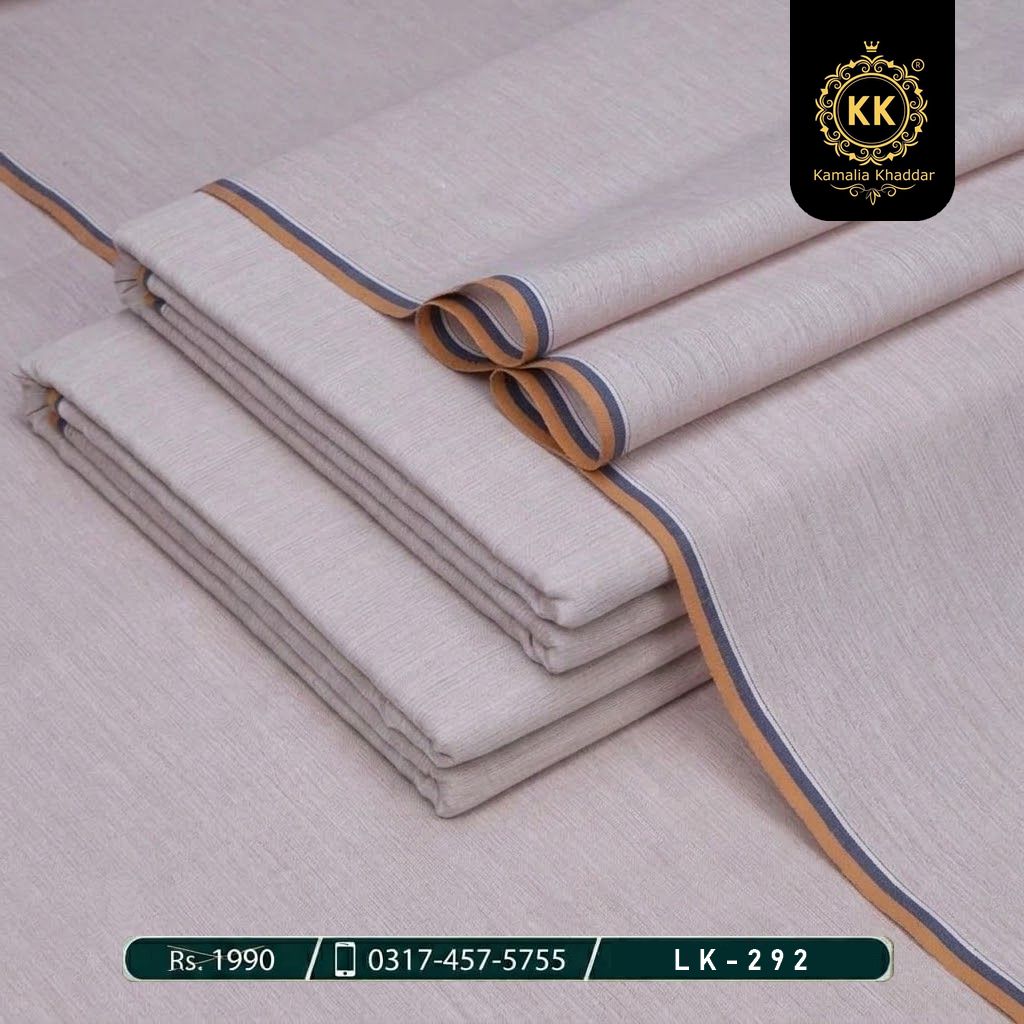 LK-292 Kamalia Lawn Khaddar Summer Collection by KK Kamalia Khaddar proudly unveils its Summer Collection 2026, a refined celebration of timeless craftsmanship blended with contemporary elegance. Designed for the modern individual who values authenticity and comfort, this collection captures the true essence of Pakistani summers—light, breathable, and effortlessly graceful.