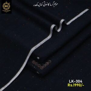 LK-304 BLACK Designer Summer Lawn Khaddar