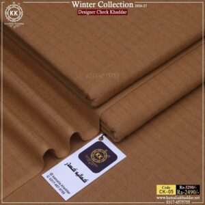 CK-05 Designer Check Khaddar Winter Collection