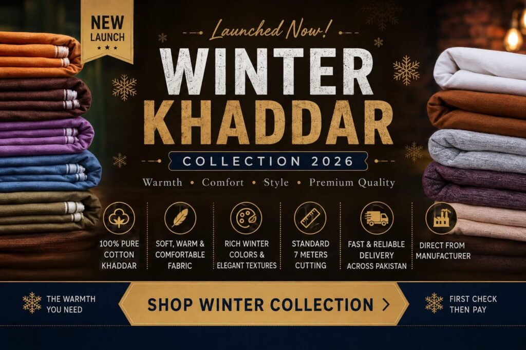 Kamalia Khaddar WINTER Collection 2026-27 Launched Now!!